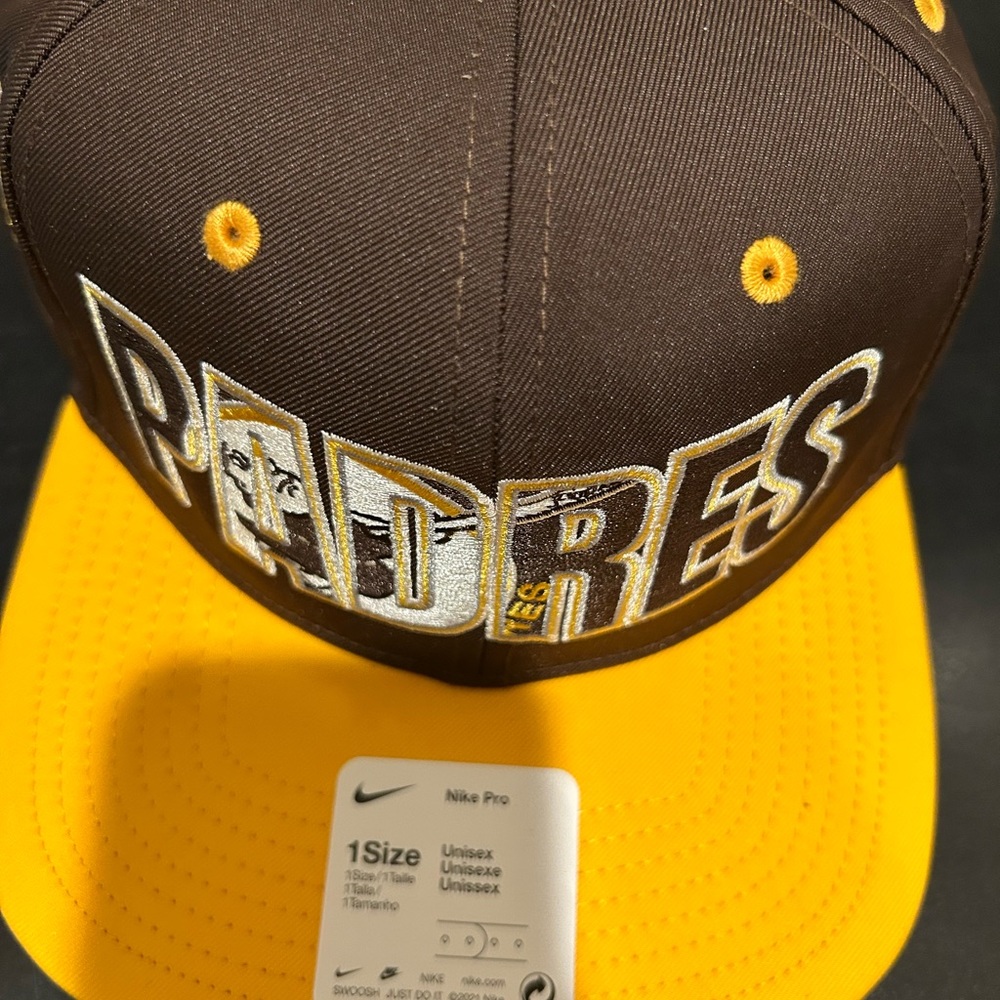 Men’s San Diego Padres Nike Brown Cooperstone  Collection Pro Snapback Hat